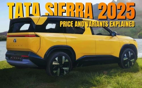 Tata Sierra 2025 Price and Variants Explained